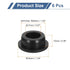 6Pcs Grommets 26mm 17mm Grommet uxcell Rubber Drill Hole, ID Hole Top Hat Black Silicone Rubber Hole Plug Gasket