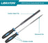 LIBRATON Small File Set - 13PCS Needle Diamond Files for Precision Metal Work, Wood, Plastic Carving Tool