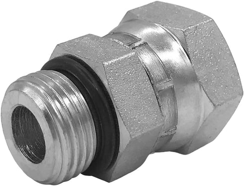 (2-PACK) 6900-06-06-O Hydraulic Adapter Fitting 3/8" Male O-Ring Boss × 3/8" NPSM Female Pipe Swivel