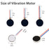 20PCS Mini Vibration Motor DC3V 12000rpm for Cell Phone Electronic Device Repair and Classroom Projects