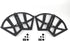4pcs 26x20cm Shoes Cabinet Hinges Shoe Rack Hinge Black ABS Shoe Drawer Hinge Shoe Flip Frame Rack Shoe Turning Rack