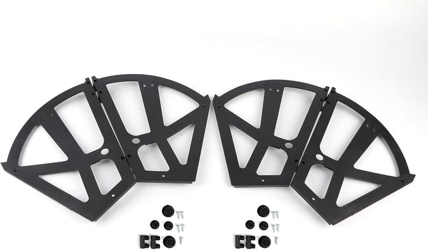 Shoes Drawer Hinge Plate Frame Turning Rack 4Pcs ABS Cabinet Hinge with