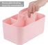 Tiawudi Multipurpose Caddy Organizer, Plastic Stackable Desk Organizer with Handle for Stationery, Office Supplies