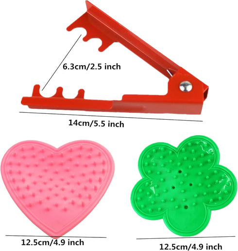 4PCS Rose Thorn Tools, Rose Leaf Thorn Strippers, Rose Thorn Remover Tools and Garden Gloves Use for Home Florist Supplies