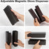 Dezzer Magnetic Glove Box Holder, Wall Mount Adjustable Metal Disposable Gloves Tissue Dispenser, Holds Boxes