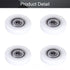 MroMax Roller Idler Bearing Pulley, 6 x 33 x 7mm Sliding Conveyor Nylon Wheel with 626ZZ Bearing, 4Pcs