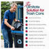 95-96 Pack 6 Rubber Bands Gallon Trash Cans - Garbage Bag Holder - Heavy Duty