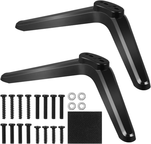Gadpiparty 32-55 Inch Universal Tv Stand Legs with Screws for Screens Tabletop Mount Base for and Flat Screen Tvs Easy