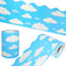 Blue Cloud Bulletin Board Paper Strips, 1Pc Scalloped Borders for Classroom Home Decoration