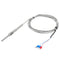 MECCANIXITY PT100 RTD Thermocouple Stainless Steel M8 Temperature Sensor Probe -50 to 500C 6.6ft