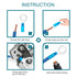 60 PCS Housun Heat Shrink Wire Connectors, 16-14 AWG Ring Terminals for Automotive Marine Applications