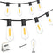 Adirxon 25 FT Outdoor String Lights with 13 Shatterproof Waterproof LED Edison Bulbs