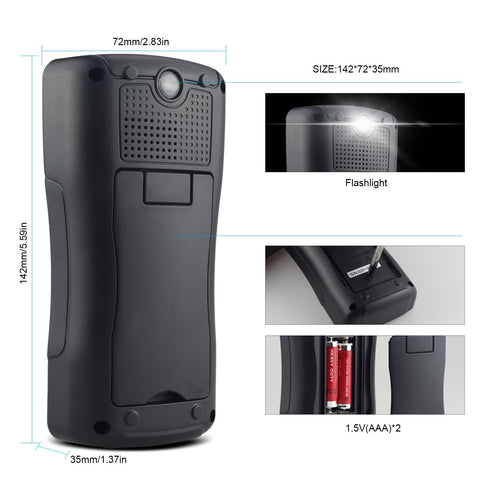 DC/AC Multi Meter, Mobile Phone Repair Digital Multimeter Voltage Resistance Diode hFE Tester