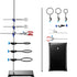 VEVOR Lab Stand Support Set, Steel Lab Stand 23.6" Rod with 8.3" x 5.7" Cast Iron Base