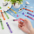 OLYCRAFT 18Pcs 6 Colors 5ML Plastic Measurement Syringe with Cap, Individually Sealed for Scientific Labs