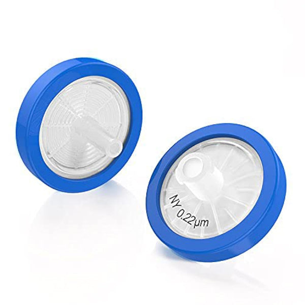 Nylon Syringe Filters, 25mm Diameter, 0.22 um Pore Size, Non-Sterile, Pack of 100 by Biomed Scientific