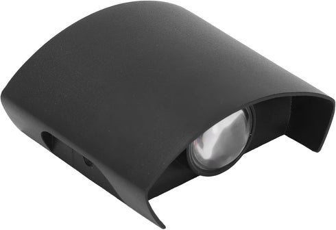 110-265V 1200 Wall Sconce Lamp Black Aluminum Alloy Outdoor Light Lumens Bright Output for Hotel Garden Pathway