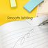 Ballpoint Pens, Black Ink, 0.5mm Fine Point, 50 Count Pack, Quick Smooth Writing for School, Office Supplies