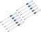uxcell Mini Slotted Screwdriver, 3.0mm Flat Head 127mm Length, 10 Pcs for Small Appliances Repair