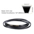 uxcell A140 Wrapped Rubber Belt, A-Section V Belt 142" Outside Circumference x 0.51" Width x 0.32" Thick, Industrial Power Transmission Belt