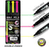 G.T. Luscombe Company, Inc. Zebrite Double Ended Bible Highlighter Set, No Bleed Pigmented Ink, Set of 3