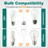 E26 E26 Bulb 5CM/1.97 Inch 200W, Bulb 2 DiCUNO Socket Extender, Standard Medium Base Lamp Socket Adapter of Extension