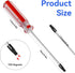 T20 Torx Security Screwdriver, Magnetic Tip Plastic Grip for Computer Repairing and Home Appliances
