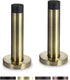Decorative Door Stoppers, 3.5 Inch 304 Stainless Steel Heavy Duty Door Stops with Rubber Tip Bumper, 2 Pack Antique