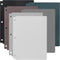 Youngever 6 Pack Heavy Duty Plastic Two Pocket Folders, Binder Dividers with Pocket, 3 Hole Punch Folder with Notches