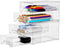 Organizer Storage Plastic Drawer for Desk, 2 Pcs 4x8 2 Drawer Desktop Office Supplies, Clear Desk Accessories