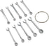 20pcs Mini Wrench Set, Open End Wrench Ignition Wrench Sets with Chain Ring, British/Metric Type