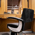19.21X16.73X3.94 Inches Hemoton Salon Chair Backrest Protection Pad Cover Black Chair Back Protector for Barber Shop