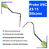 23/15 Probe UNC Green Silicone Handle Stainless Steel Dental Periodontal Measuring Probe Professional Diagnostic
