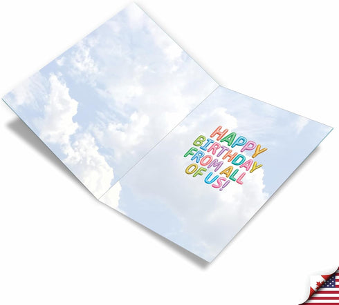 The Best Card Company 60th Jumbo Birthday Greeting Card (8.5 x 11 Inch) - 60 Years Old Celebration