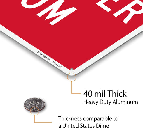"Fire Riser Room" Sign By SmartSign | Aluminum 10" x 14"