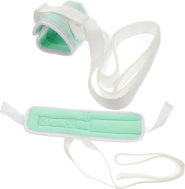 2Pcs Padded Hospital Wrist Support Elastic Hands and Feet Securing Belt for