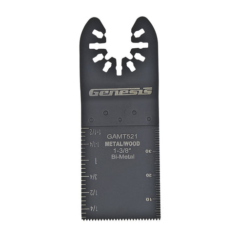 Genesis GAMT521 Universal Quick-Fit Bi-Metal Flush Oscillating Multi-Tool Cut Blade, 1 3/8"