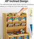 Wooden Desk Organizer, Large Capacity DIY Pen Holder Storage Box for Office, Home, School Supplies