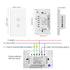 2 120V 1 Jinvoo WiFi Wall Light Touch Panel Switch, Way, Remote Control by Smart Phone,No Hub Required, Compatible