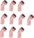 (10-pack) EZ-FLUID Plumbing 1/2" FTG x Press LF Press Copper Street 45 Degree Elbow Pressure Fittings for Residential,