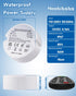 12V 50W, 240V 12V IP67, 50W 4.16A G4 MR16 LED Driver to Transformer DC Power Supply Waterproof for Strip Lights Outdoor