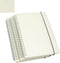 Yansanido Spiral Notebook - 3 Pcs A5 Thick Plastic Translucent Frosting Hardcover Dot Paper Journals, 80 Sheets