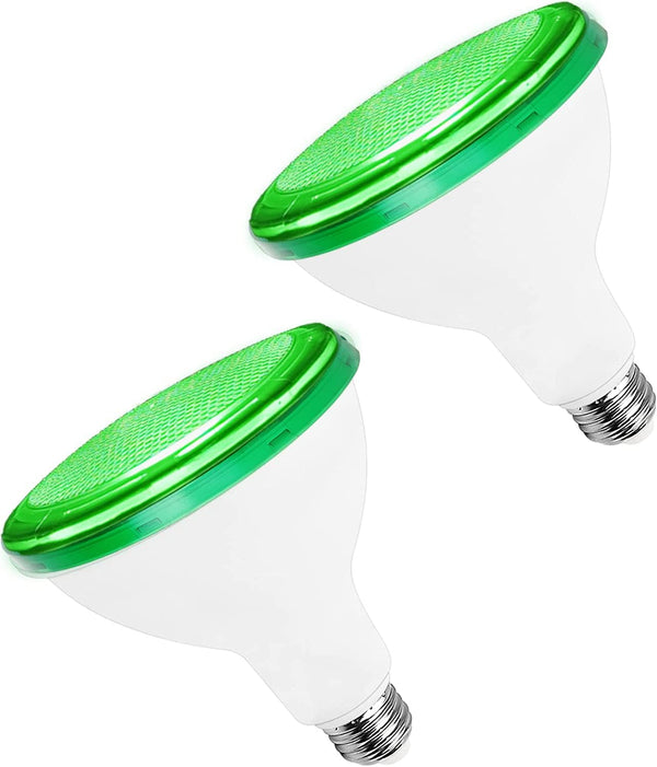 PAR38 Green Flood Light Bulbs, 15 Watt Green LED Flood Light 100W