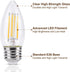 E26 Bulb 40W Bulbs,B11 Bulbs,2700K Bulb,for 4-Pack KINUR led Candelabra Light LED Chandelier Warm White Decorative