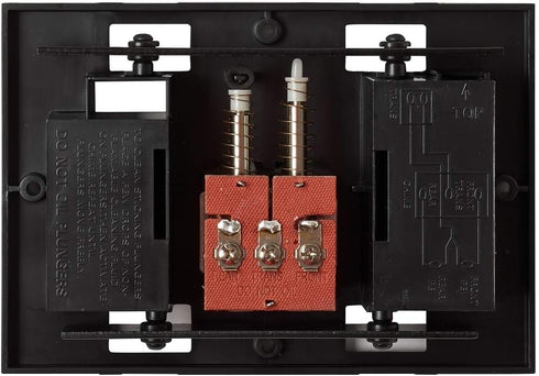 Newhouse Hardware CHIMEBASE2 Door Bell Chime Mechanism - Fits Most Nutone Models, Black