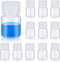 Tatuo 12 Pcs 1oz Pill Bottle Sample Bottles, Polypropylene Wide Mouth Reagent Bottle with Screw Caps for Liquids,