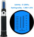 VGVGV 0-100% 1.000-1.070SG Brix Refractometer, Handheld Salinity Aquarium Refractometer Salinity Seawater Salinometer