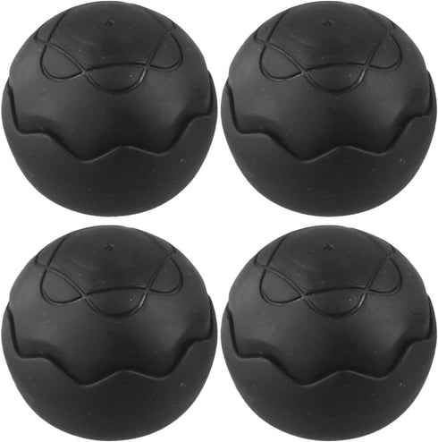 Tidevib 23mm 13-16mm 4-Pack Camping Chair Foot Pads Anti-Sink Spherical Leg Covers Non-Slip Wear-Resistant Plastic
