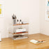 BYCY Double H Display Bookshelf Desktop Organizer Office Storage Rack Desk Expandable Wood Display Shelf with Acrylic