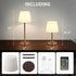 Heromind IP64 Dimmable 4000mAh Waterproof Shower Table Lamp, Remote Control, RGB Color Changing + Neutral White